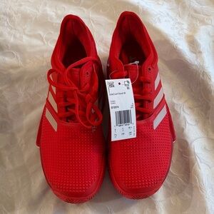 adidas Red SoleCourt Boost W Tennis Shoes